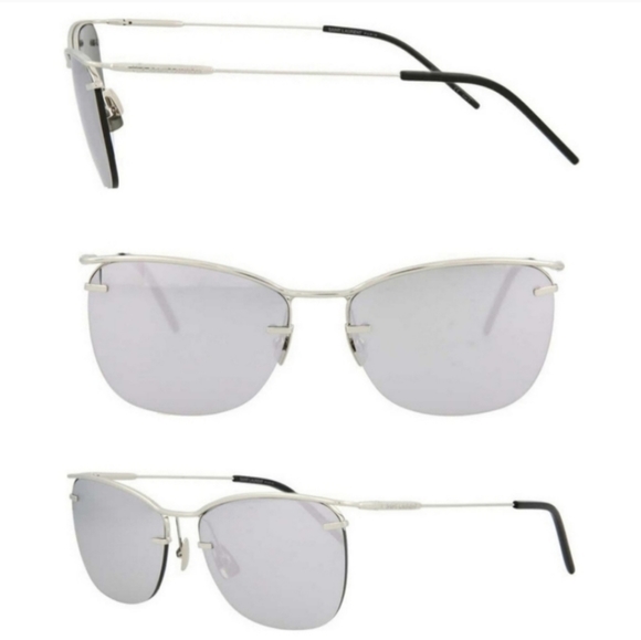 Nwt Saint Laurent 56MM Oval Cat Eye Sunglasses - Picture 15 of 15